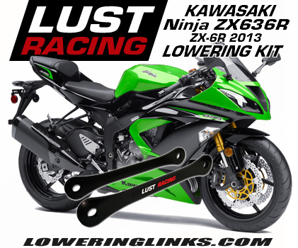 Kawasaki Ninja ZX6R 636 lowering links 2013 