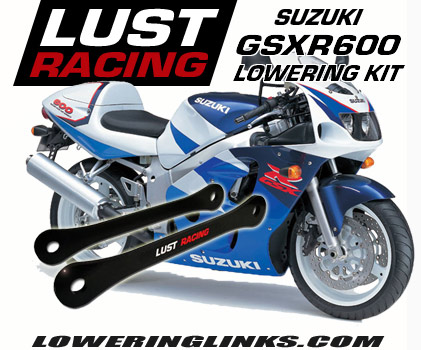 Suzuki GSXR 600 SRAD lowering links 1 inch 1997-2000